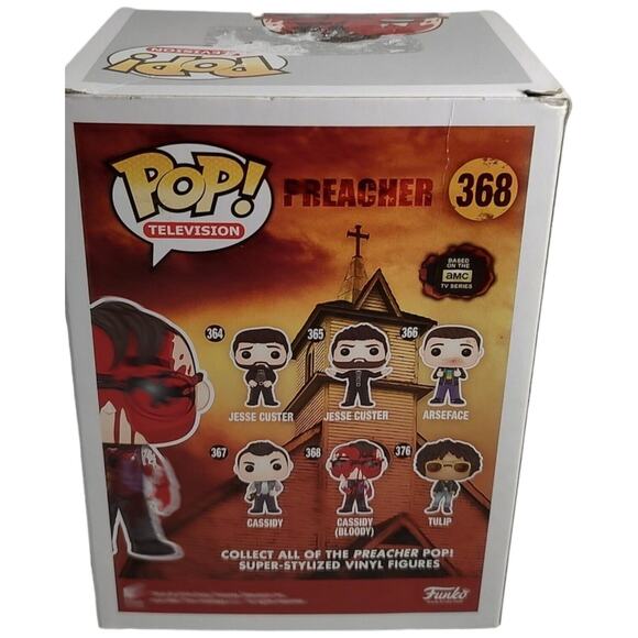Funko Pop! Preacher #368 Cassidy Bloody Hot Topic Vinyl Action Figure Kids Toy - Picture 2 of 8